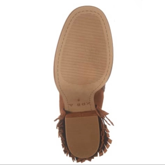 NEW Kelsi Dagger Brooklyn Linx Suede Fringe Boots - Picture 12 of 13